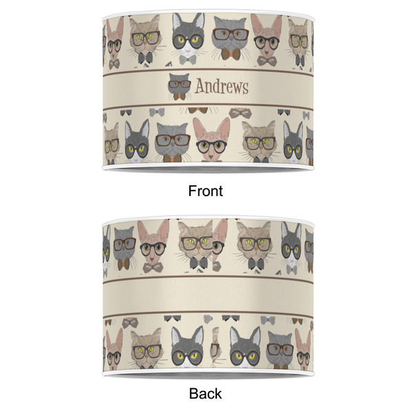 Hipster Cats 16" Drum Lampshade - APPROVAL (Poly Film)