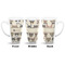 Hipster Cats 16 Oz Latte Mug - Approval