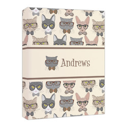 Hipster Cats Canvas Print - 16x20 (Personalized)