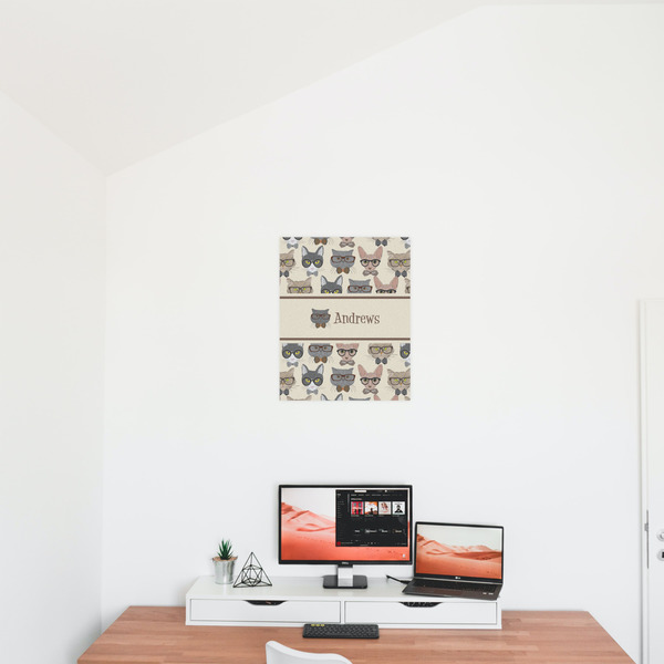 Hipster Cats 16x20 - Matte Poster - On the Wall