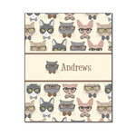 Hipster Cats Wood Print - 16x20 (Personalized)