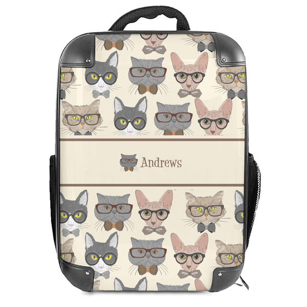Custom Hipster Cats 18" Hard Shell Backpack (Personalized)
