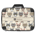 Hipster Cats Hard Shell Briefcase - 18" (Personalized)