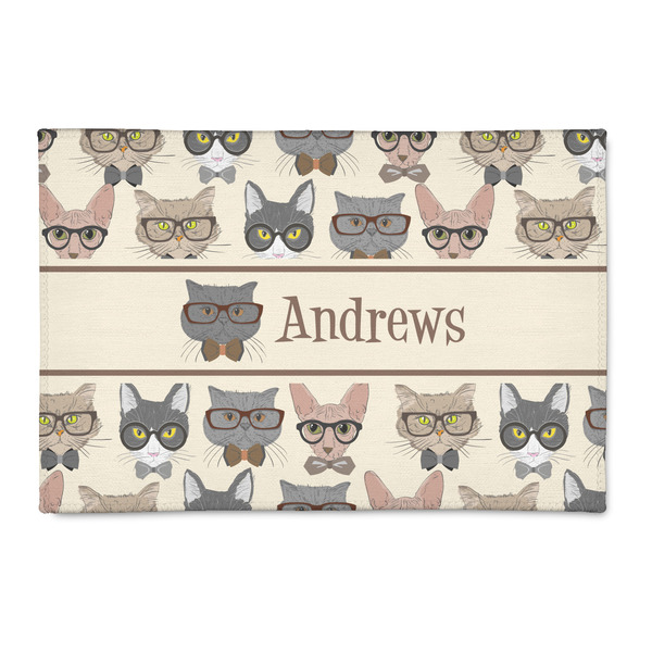 Custom Hipster Cats 2' x 3' Indoor Area Rug (Personalized)