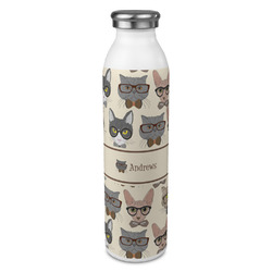 Hipster Cats 20oz Stainless Steel Water Bottle - Full Print (Personalized)