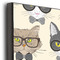 Hipster Cats 20x24 Wood Print - Closeup