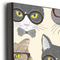 Hipster Cats 20x30 Wood Print - Closeup