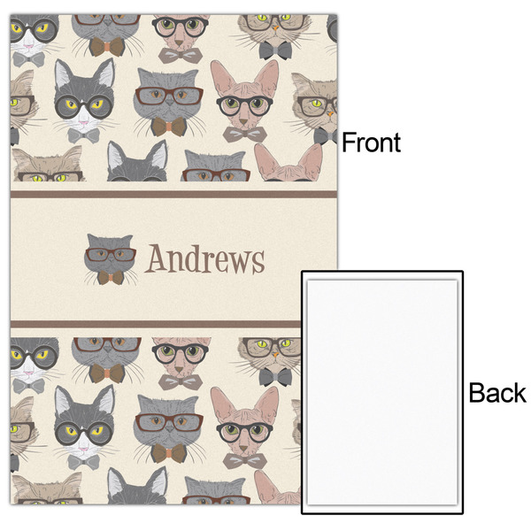 Hipster Cats 24x36 - Matte Poster - Front & Back