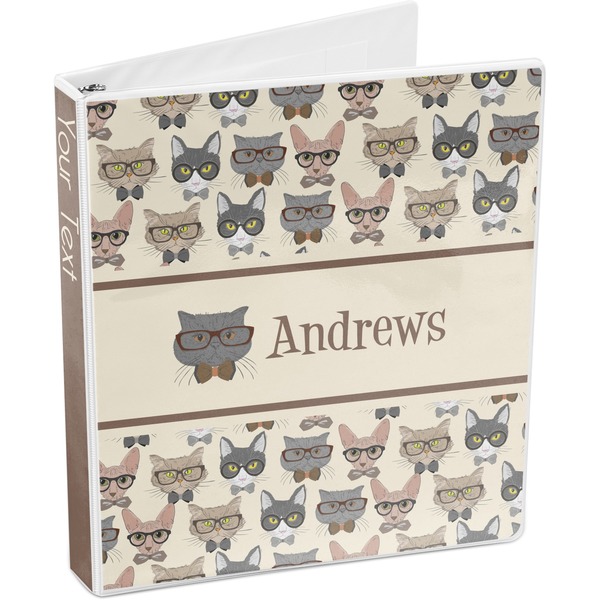 Hipster Cats 3-Ring Binder 3/4 - Main