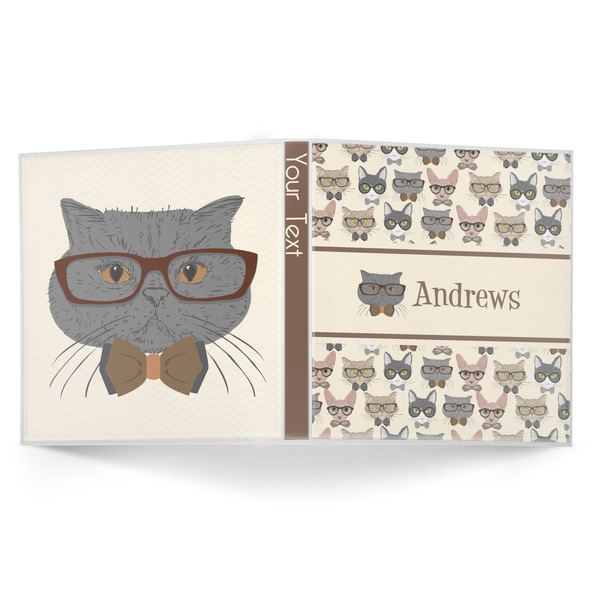 Hipster Cats 3-Ring Binder Approval- 1in
