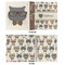 Hipster Cats 3 Ring Binders - Full Wrap - 1" - APPROVAL
