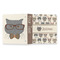 Hipster Cats 3 Ring Binders - Full Wrap - 1" - OPEN OUTSIDE