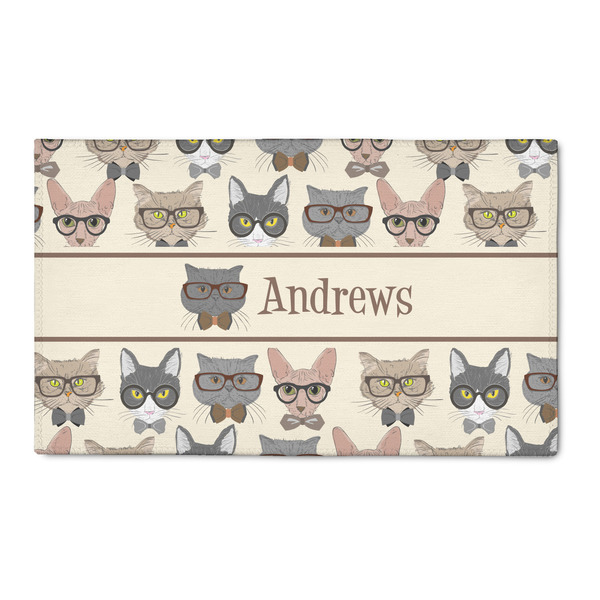 Custom Hipster Cats 3' x 5' Indoor Area Rug (Personalized)