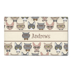 Hipster Cats 3' x 5' Patio Rug (Personalized)