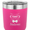 Hipster Cats 30 oz Stainless Steel Ringneck Tumbler - Pink - CLOSE UP