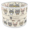 Hipster Cats 8" Drum Lampshade - ANGLE Poly-Film
