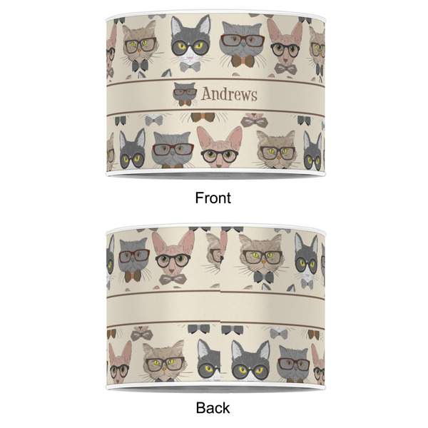 Hipster Cats 8" Drum Lampshade - APPROVAL (Poly Film)