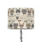 Hipster Cats 8" Drum Lamp Shade - Fabric (Personalized)