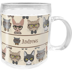 Hipster Cats Acrylic Kids Mug (Personalized)