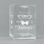 Hipster Cats Acrylic Pen Holder (Personalized)