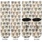 Hipster Cats Adult Crew Socks - Double Pair - Front and Back - Apvl