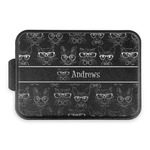 Hipster Cats Aluminum Baking Pan with Black Lid (Personalized)