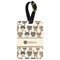 Hipster Cats Aluminum Luggage Tag (Personalized)
