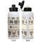 Hipster Cats Aluminum Water Bottle - White APPROVAL