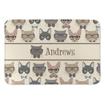 Hipster Cats Anti-Fatigue Kitchen Mat (Personalized)