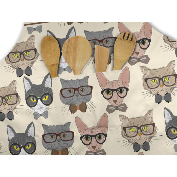 Hipster Cats Apron - Pocket Detail with Props