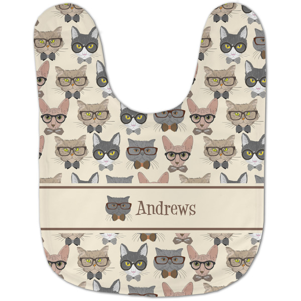 Hipster Cats Baby Bib - AFT flat