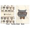 Hipster Cats Baby Blanket (Double Sided - Printed Front and Back)