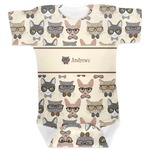 Hipster Cats Baby Bodysuit (Personalized)