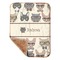 Hipster Cats Sherpa Baby Blanket - 30" x 40" w/ Name or Text