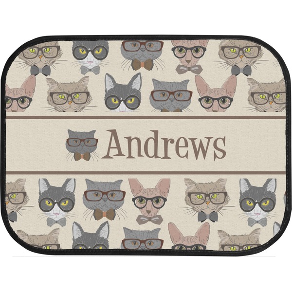 Hipster Cats Back Seat Car Mat