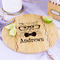 Hipster Cats Bamboo Cutting Board - In Context