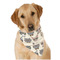 Hipster Cats Dog Bandana Scarf w/ Name or Text