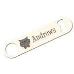 Hipster Cats Bar Bottle Opener w/ Name or Text