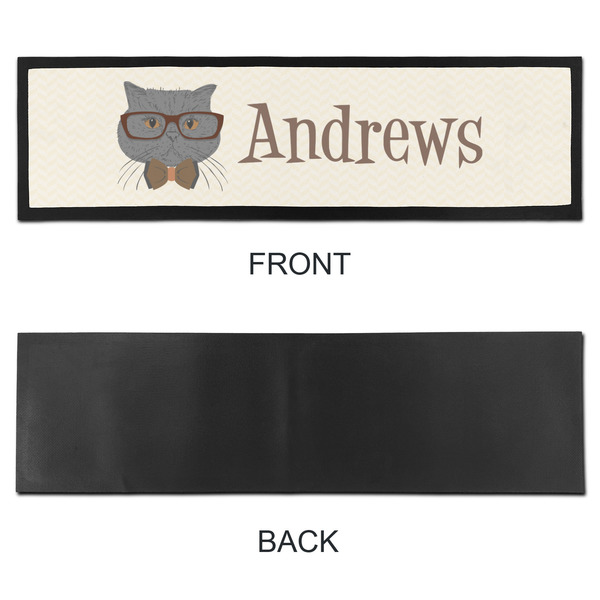 Hipster Cats Bar Mat - Large - APPROVAL