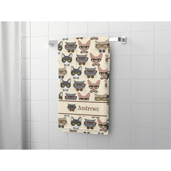 Hipster Cats Bath Towel - LIFESTYLE
