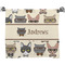 Hipster Cats Bath Towel (Personalized)