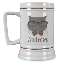 Hipster Cats Beer Stein (Personalized)