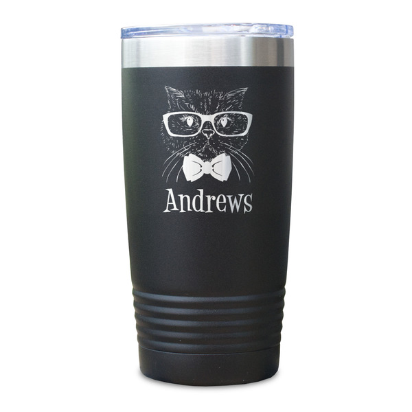 Hipster Cats Black Polar Camel Tumbler - 20oz - Single Sided - Approval
