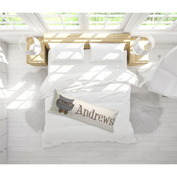 Hipster Cats Body Pillow - LIFESTYLE