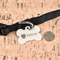 Hipster Cats Bone Shaped Dog ID Tag - Large - In Context