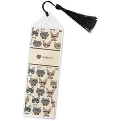 Hipster Cats Book Mark w/Tassel (Personalized)
