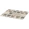 Hipster Cats Burlap Placemat (Angle View)