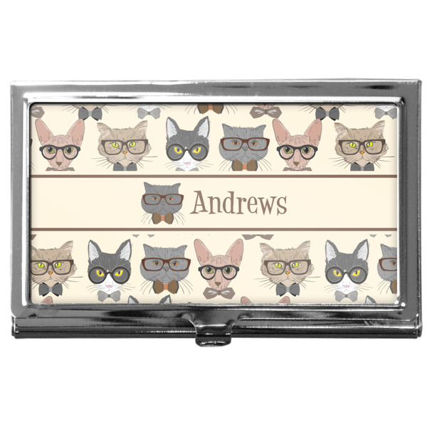 Custom Hipster Cats Business Card Case