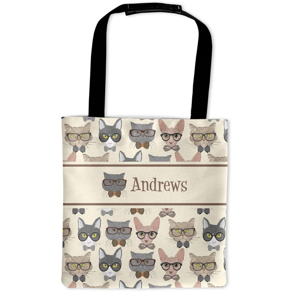 Custom Hipster Cats Auto Back Seat Organizer Bag (Personalized)