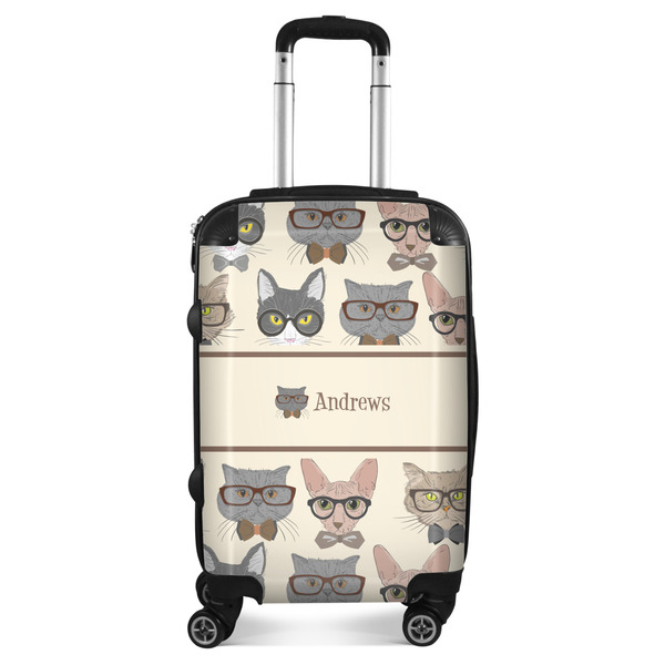 Custom Hipster Cats Suitcase (Personalized)